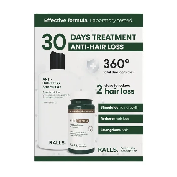 30 dni kuracja przeciw wypadaniu włosów 1 szt. [Ralls.] - Ralls.