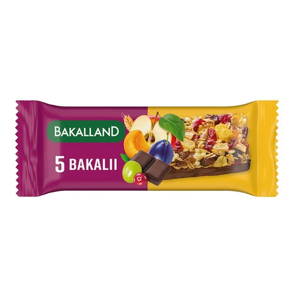 5 bakalii baton zbożowy 40g [Bakalland] - Bakalland