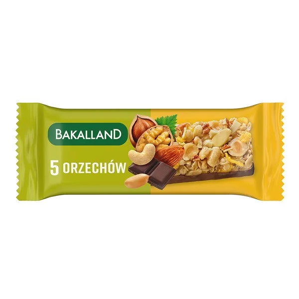 5 orzechów baton zbożowy 40g [Bakalland] - Bakalland