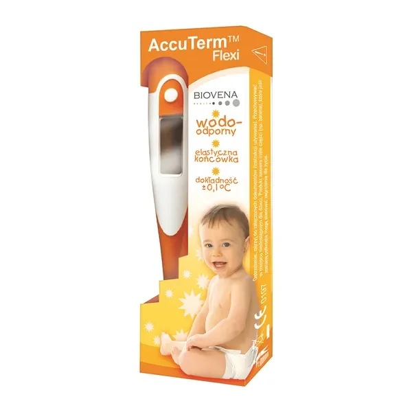 AccuTerm Flexi termometr elektroniczny z elastyczną końcówką 1 szt. - AccuTerm