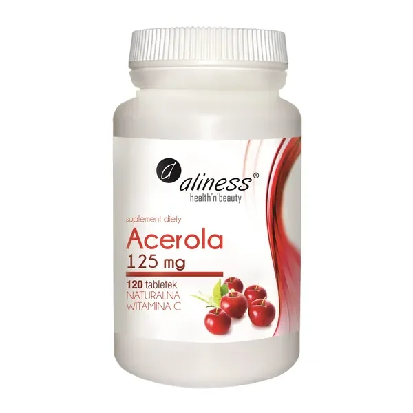 Acerola 125 mg 120 tabletek [Aliness] - Aliness Health'N'Beauty