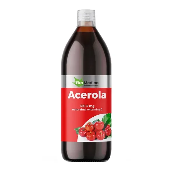 Acerola sok z owoców aceroli 500 ml [EkaMedica] - EkaMedica