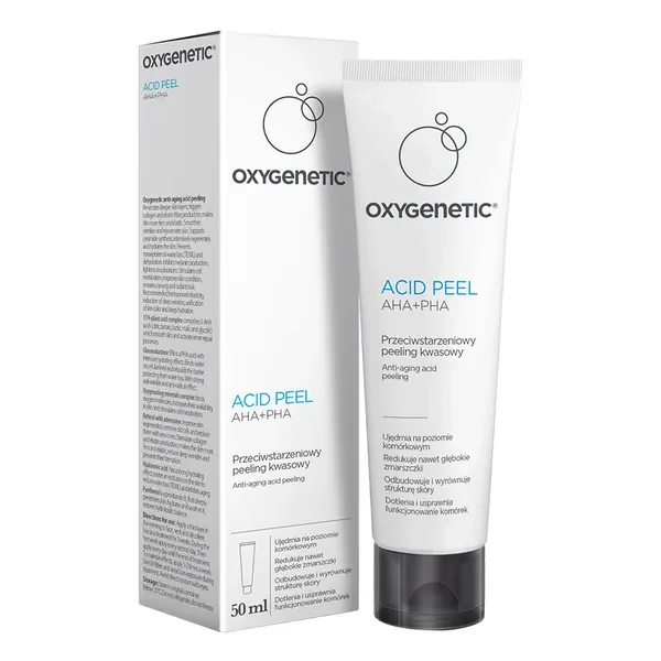 Acid Peel AHA+PHA przeciwstarzeniowy peeling kwasowy 50ml [Oxygenetic] - Oxygenetic