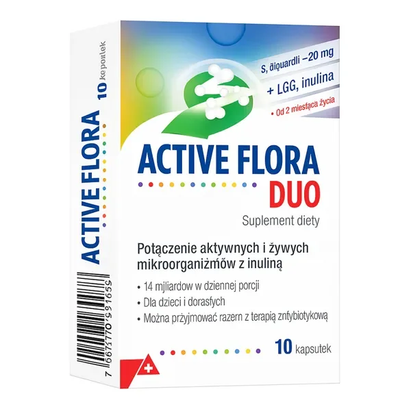 Active Flora Duo probiotyk 10 kapsułek [Active Flora] - Active Flora