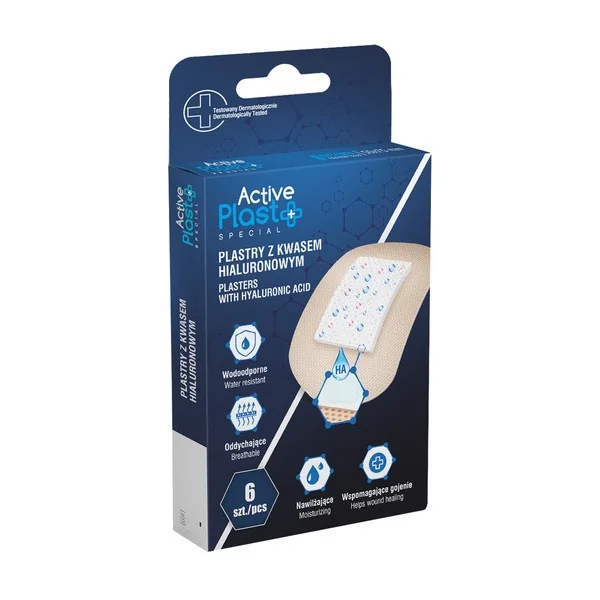 ActivePlast Special plastry z kwasem hialuronowym 6 szt. [Active Plast] - Active Plast