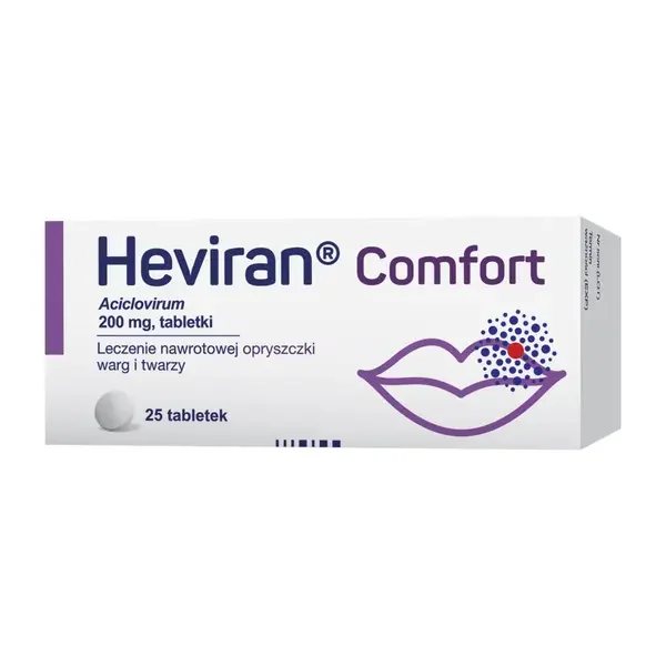 Acyklowir 200 mg 25 tabletek [Heviran] - Heviran
