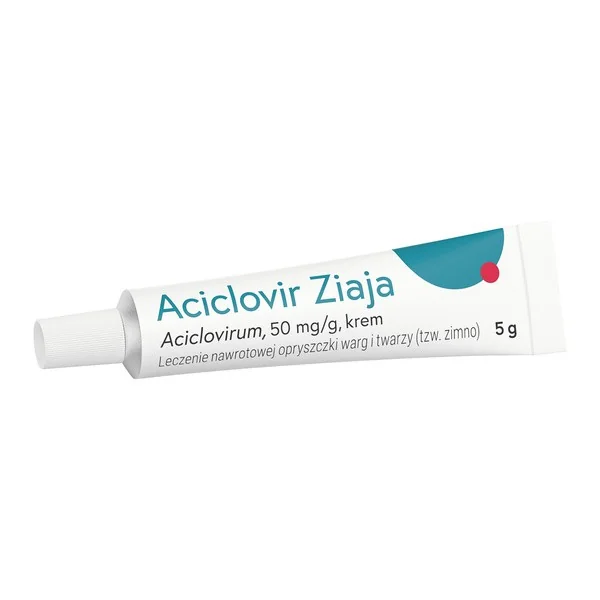 Acyklowir 50 mg/g krem 5 g [Ziaja] - Ziaja