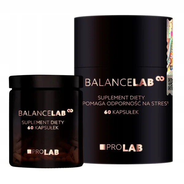 Adaptogeny (Cytryniec chiński, Ashwagandha, Różeniec górski) + Magnez + B6 60 kapsułek [ProLab] - ProLab