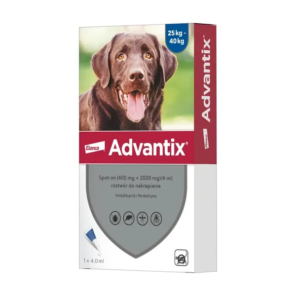 Advantix Spot-on psy 25-40 kg 4 ml [Advantix] - Advantix