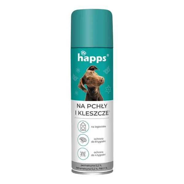 Aerozol przeciw pchłom i kleszczom 250ml [Happs] - Happs