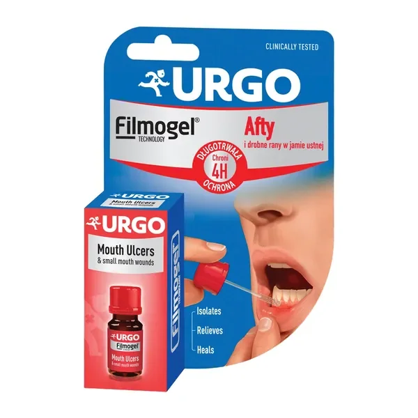 Afty i drobne rany w jamie ustnej żel 6ml [Urgo] - Urgo