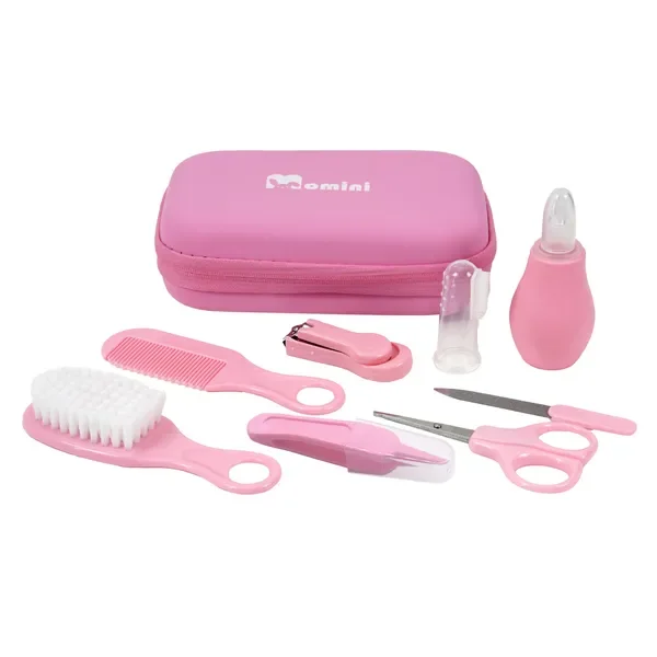 Akcesoria do pielęgnacji dziecka różowy 1 zestaw [Momini] - Momini