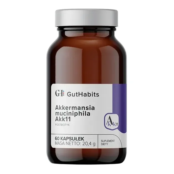 Akkermansia muciniphila Akk11 20 mg 60 kapsułek [GutHabits] - GutHabits