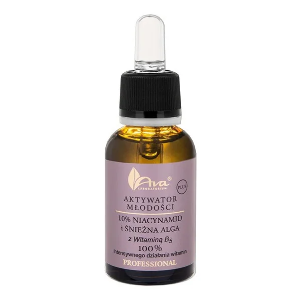 Aktywator Młodości Plus Niacynamid i Śnieżna Alga serum przeciwzmarszczkowe 30ml [AVA] - AVA