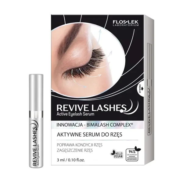 Aktywne serum do rzęs 3ml [FlosLek] - FlosLek Laboratorium