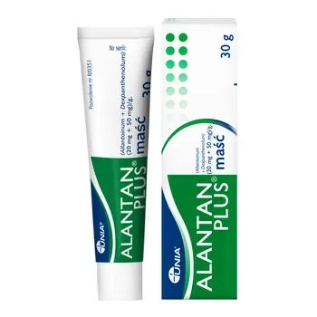 Alantan Plus (20 mg + 50 mg)/g maść 30 g [Unia] - Unia