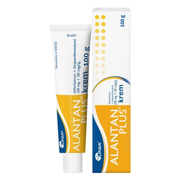 Alantoina 20mg + Deksopantenol 50mg Krem 100g [Alantan Plus] - Alantan plus