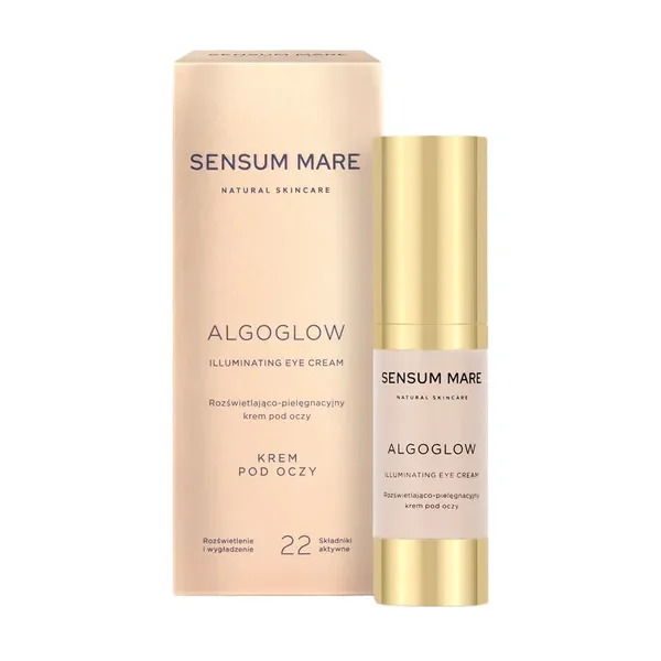 Algoglow rozświetlająco-pielęgnacyjny krem pod oczy 15 ml [Sensum Mare] - Sensum Mare Natural Skincare