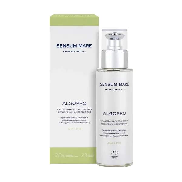 Algopro esencja mikrozłuszczająca z kwasami AHA i PHA 100ml [Sensum Mare] - Sensum Mare Natural Skincare