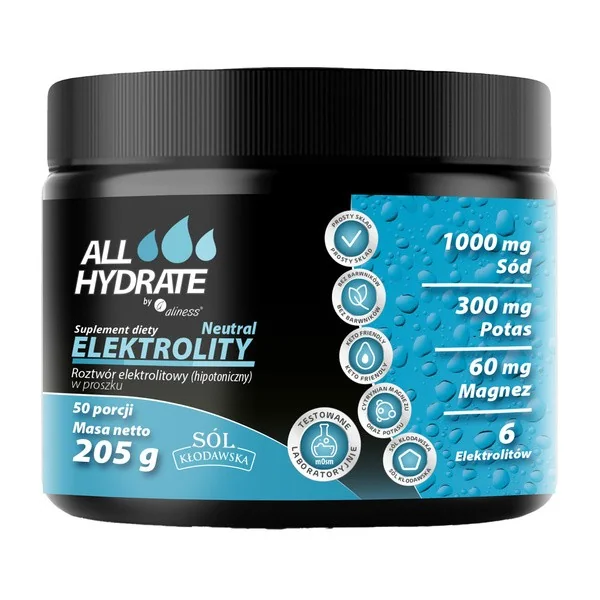 ALLHydrate Elektrolity Neutral 205g [Aliness] - Aliness Health'N'Beauty