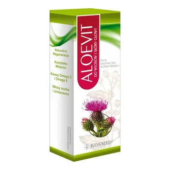 Aloevit płyn odżywczo-wzmacniający do włosów 100ml [KOSMED] - KOSMED