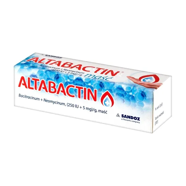 Altabactin (250 IU+5 mg)/g maść 5 g [Altabactin] - Altabactin