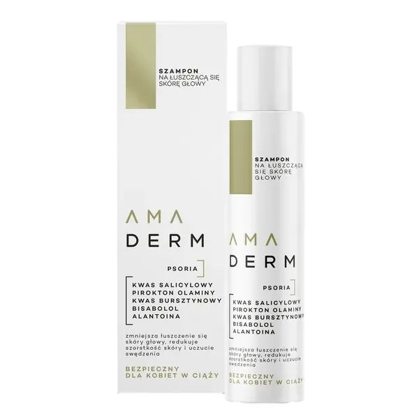 Amaderm Psoria szampon na łuszczącą się skórę głowy 200ml [Amaderm] - Amaderm