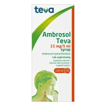 Ambrosol 15 mg/5 ml syrop 120 ml [Teva] - TEVA PHARMACEUTICALS