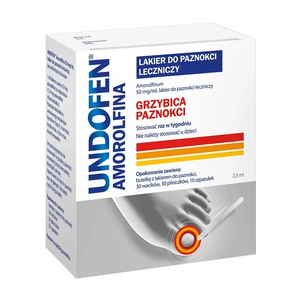 Amorolfina 50 mg/ml lakier 2,5 ml [Undofen] - Undofen