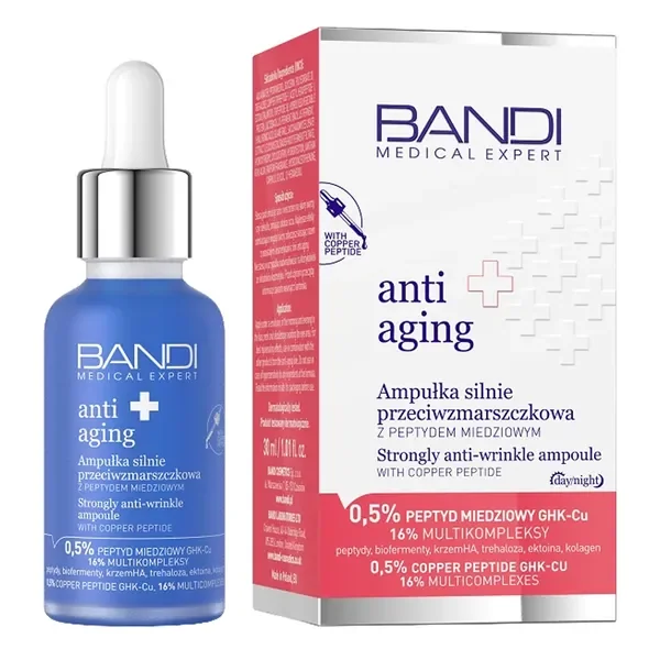 Ampułka silnie przeciwzmarszczkowa z peptydem miedziowym 30ml [Bandi Medical Expert] - Bandi Medical