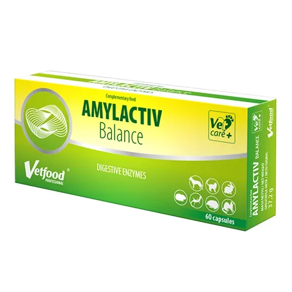 Amylactiv Balance enzymy trawienne 60 kapsułek [Vetfood] - Vetfood