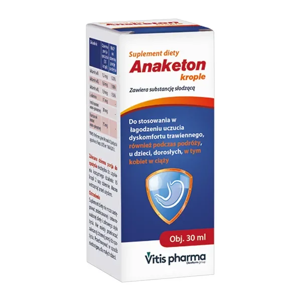 Anaketon krople z imbirem, rumiankiem i witaminami B 30ml [Anaketon] - Anaketon