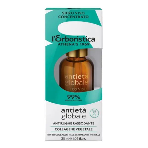 Antieta Globale ujędrniające serum do twarzy przeciwzmarszczkowe 30 ml [L'Erboristica] - L'Erboristica