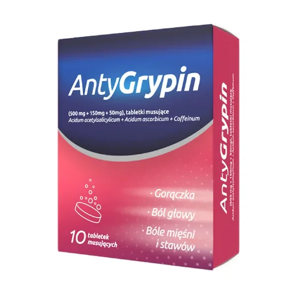 AntyGrypin tabletki musujące 10 szt. [AntyGrypin] - AntyGrypin