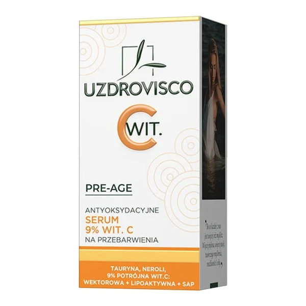 Antyoksydacyjne serum 9% witaminy C 30ml [Uzdrovisco] - Uzdrovisco