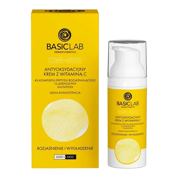 Antyoksydacyjny krem z witaminą C 50ml [BasicLab] - BasicLab