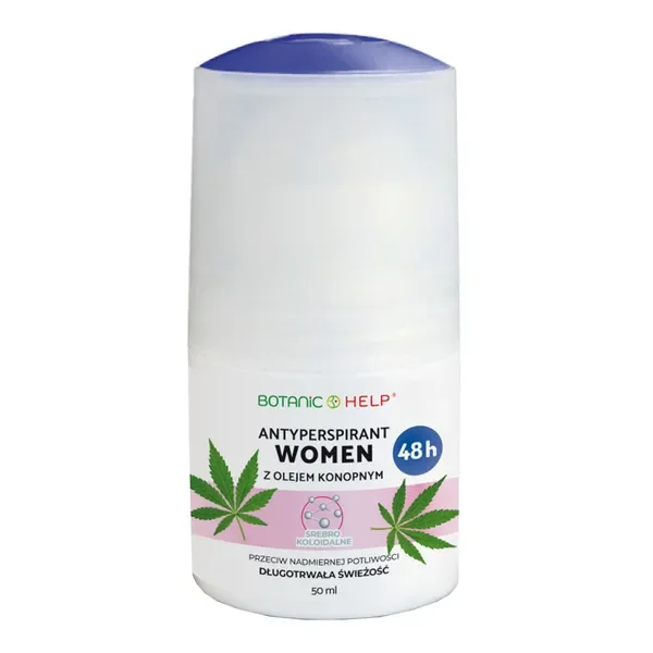 Antyperspirant z olejem konopnym 48H 50ml [Botanic Help] - Botanic Help