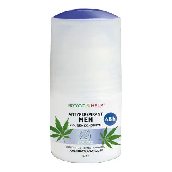 Antyperspirant z olejem konopnym 48H 50ml [Botanic Help] - Botanic Help