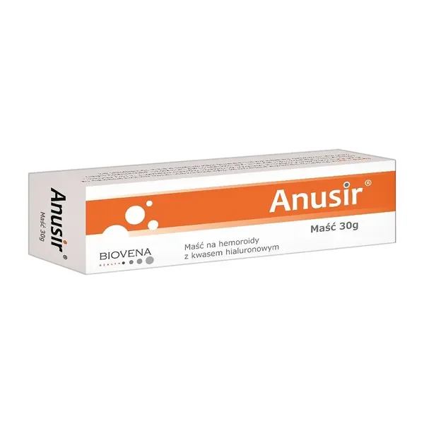 Anusir maść na hemoroidy z kwasem hialuronowym 30g [Anusir] - Anusir