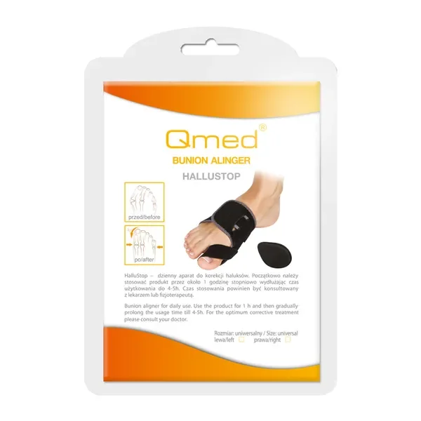 Aparat do korekcji haluksów prawy 1 szt [Qmed] - Qmed