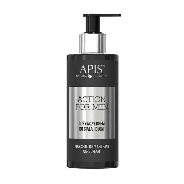 Apis Action For Men krem odżywczy do ciała i dłoni 300ml - Apis