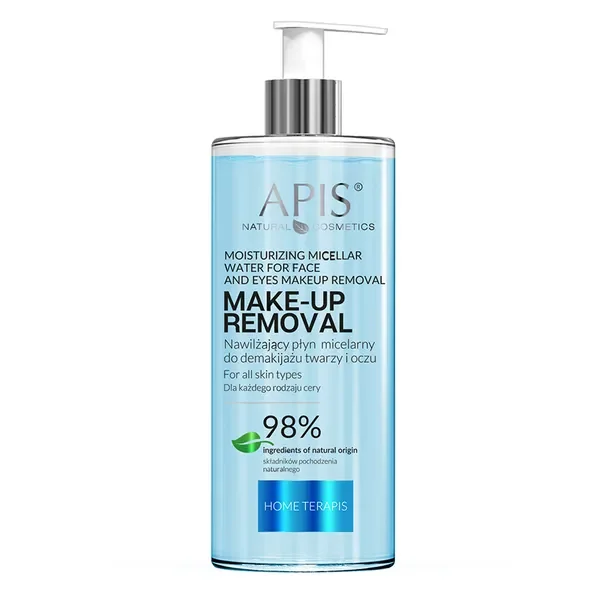Apis Home TerApis nawilżający płyn micelarny do demakijażu twarzy i oczy 500ml - Apis