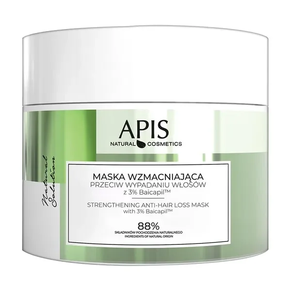 Apis Natural Solution maska wzmacniająca do włosów 200ml - Apis