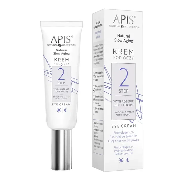 Apis Slow Aging 2 Step Krem pod oczy wygładzenie Soft Focus 15ml - Apis