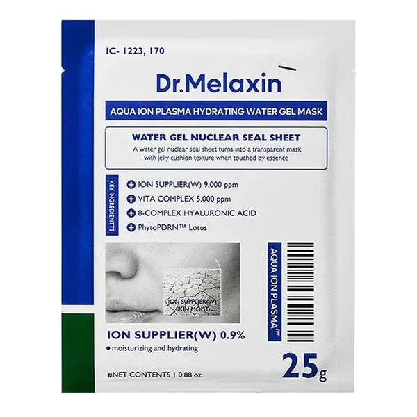 Aqua Ion Plasma Water Hydrating Gel Mask maska-żel nawilżająca 5x25g [Dr.Melaxin] - Dr.Melaxin