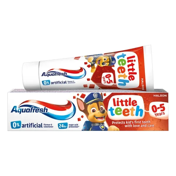 Aquafresh Little Teeth pasta do zębów z fluorkiem 0-5 lat 50ml - Aquafresh