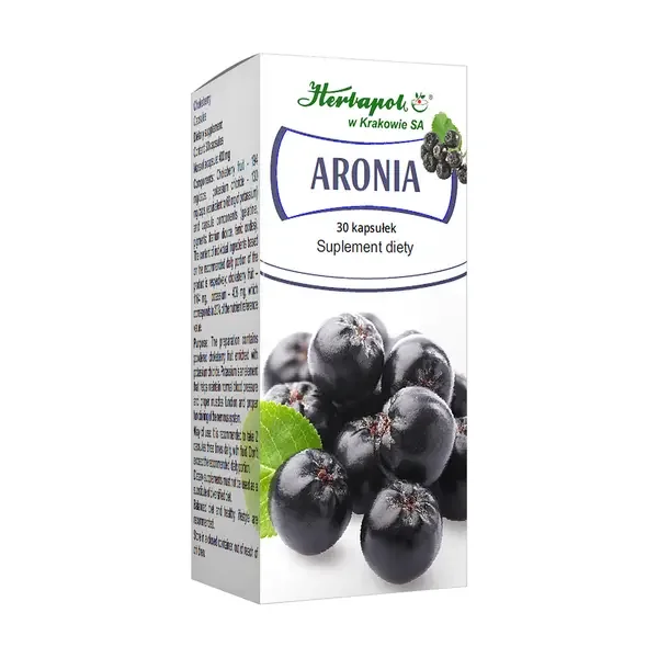 Aronia 194 mg 30 kapsułek [Herbapol Kraków] - Herbapol Kraków