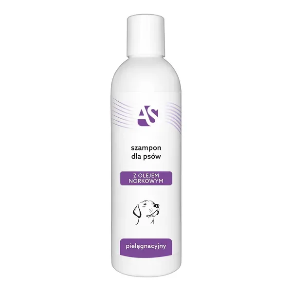 AS Szampon pielęgnacyjny dla psów z olejem norkowym 250 ml - AS