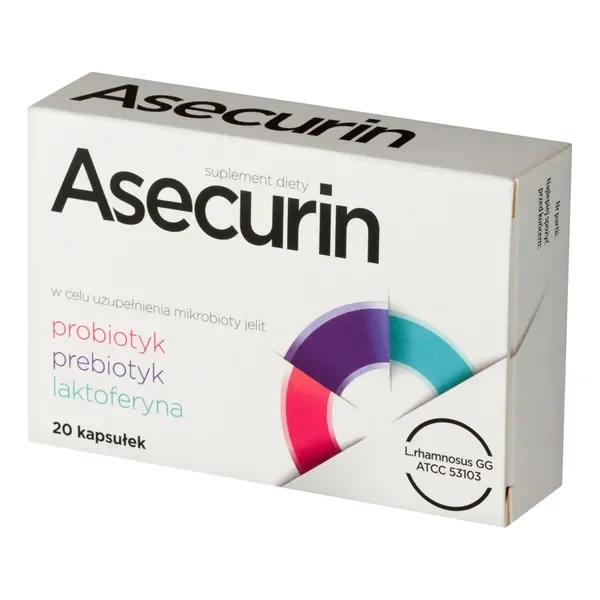 Asecurin probiotyk 20 kapsułek [Asecurin] - Asecurin