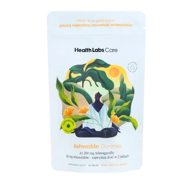 Ashwagandha 200 mg 60 żelków [Health Labs Care] - Health Labs Care